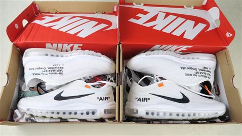 nike off white air max 97 real vs fake|off white nike shoes price.